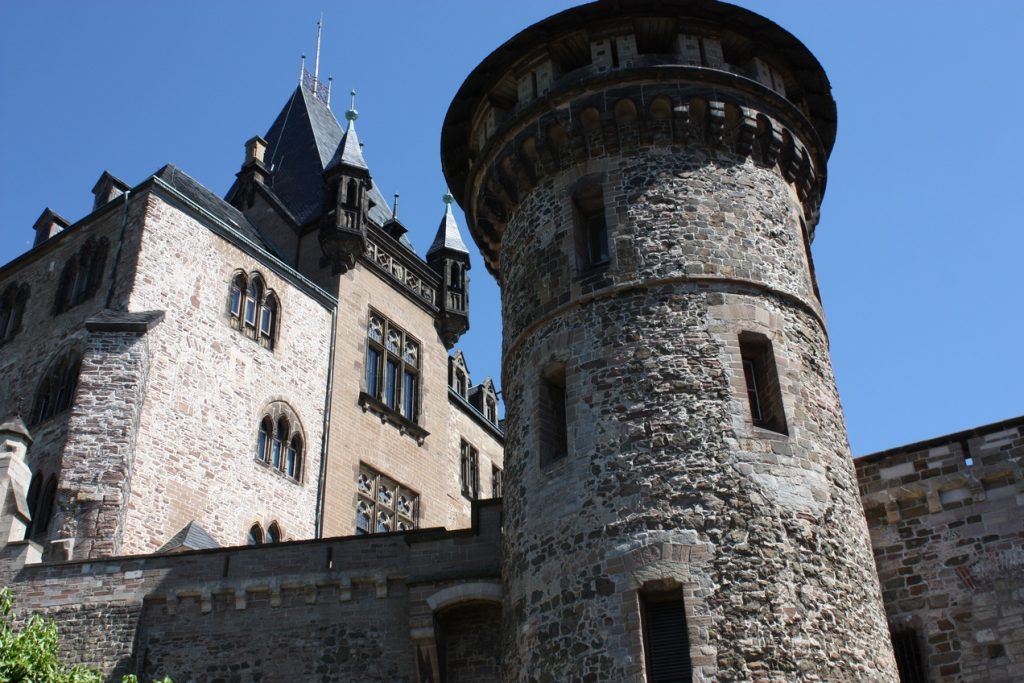 Schloss Wernigerode Eingang.